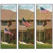 Category Outdoor Telescoping Flagpole with U.S. Flag image