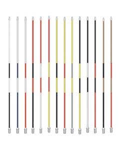 Flagsticks with Bottom & Center Stripes